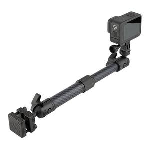 Action Camera Headrest Mount with Adjustable Telescoping Arm