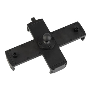 Heavy Duty Aluminum 4-Point Universal Tablet Holder with Integrated 20mm Ball