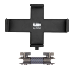 Heavy Duty Aluminum 4-Point Universal Tablet Holder with Integrated 20mm Ball