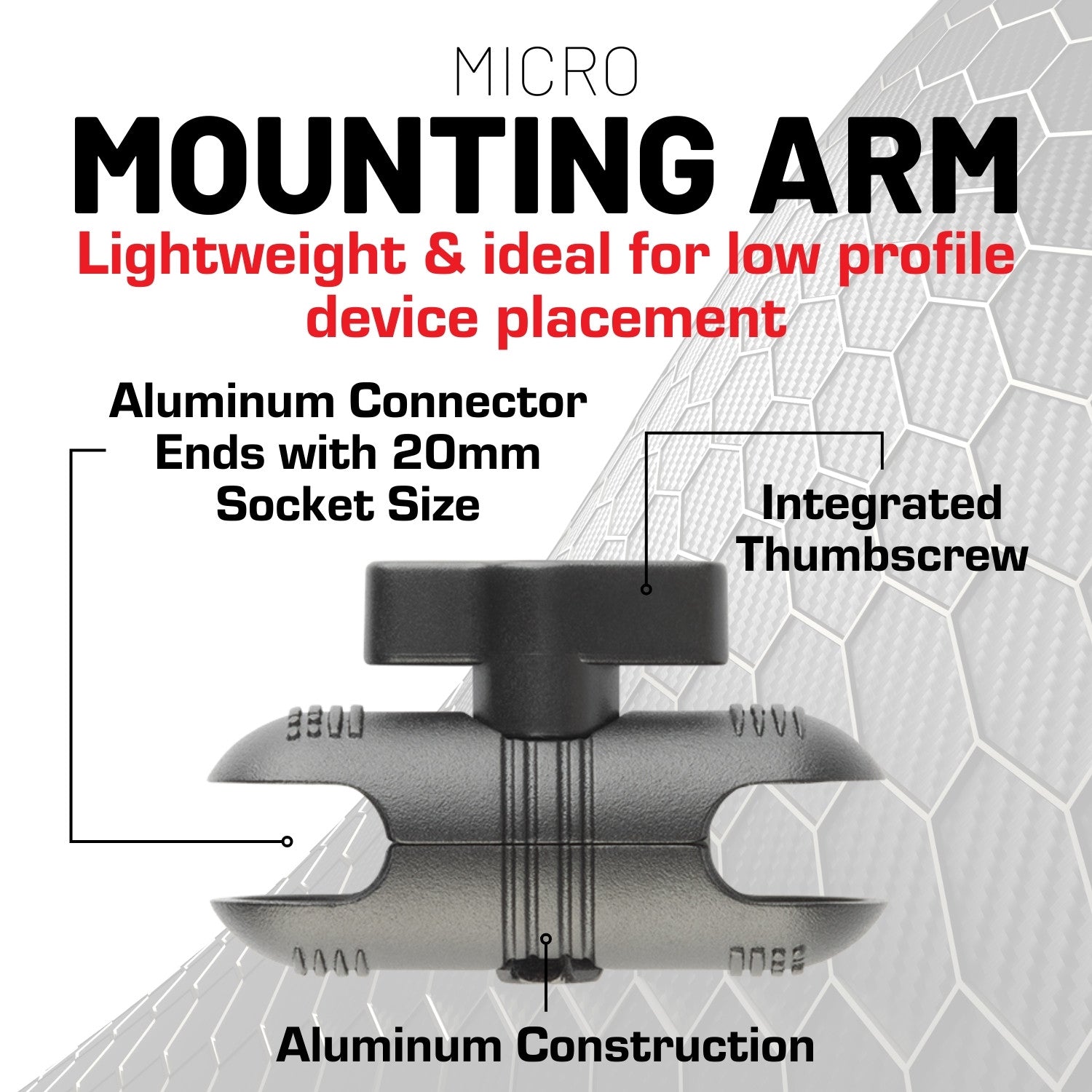 2024+ Ineos Grenadier Single Device Phone Holder Center Console Mount with 20mm Ball