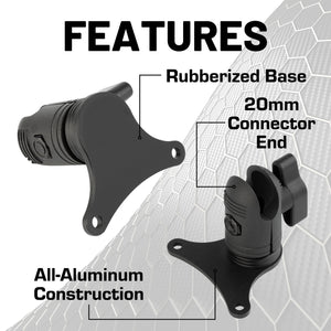 2024+ Ineos Grenadier Single Device Phone Holder Center Console Mount with 20mm Connector End - Nubby Edition