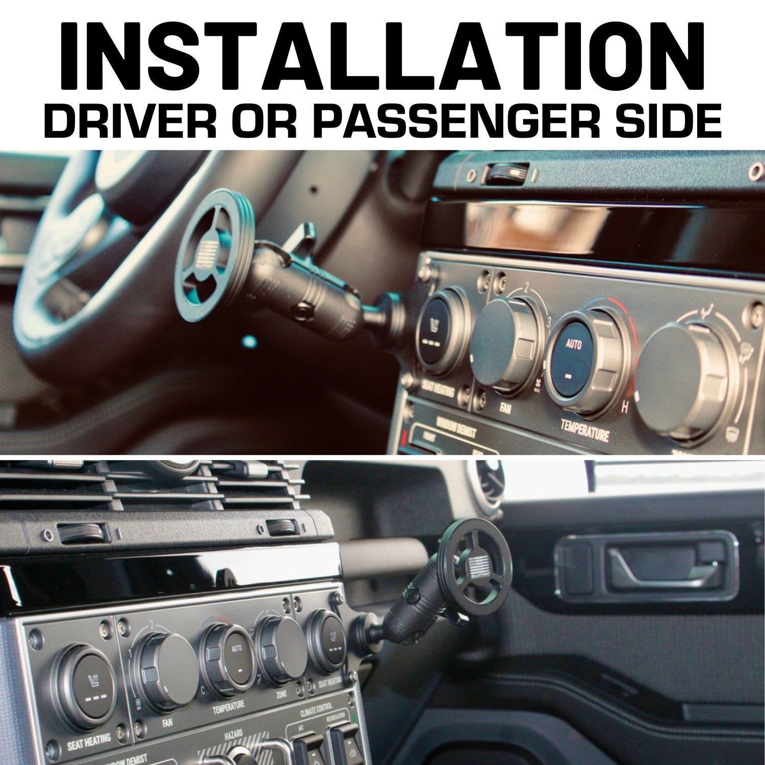 2024+ Ineos Grenadier Single Device Phone Holder Center Console Mount with 20mm Ball