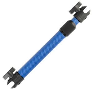 Telescoping Matte Color Carbon Fiber Mounting Arms with 20mm Connector Ends
