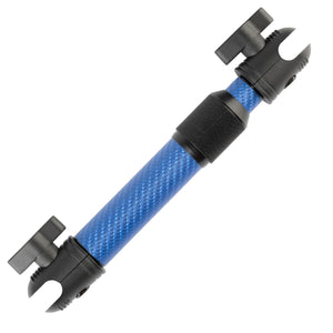 Telescoping Matte Color Carbon Fiber Mounting Arms with 20mm Connector Ends