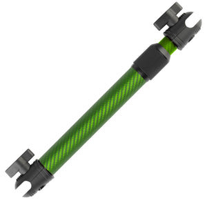 Telescoping Matte Color Carbon Fiber Mounting Arms with 20mm Connector Ends