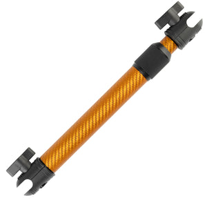 Telescoping Matte Color Carbon Fiber Mounting Arms with 20mm Connector Ends