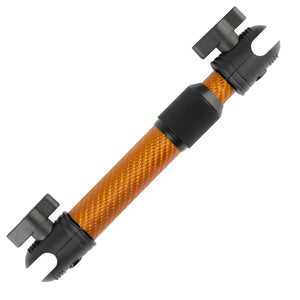 Telescoping Matte Color Carbon Fiber Mounting Arms with 20mm Connector Ends
