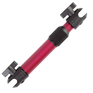 Telescoping Matte Color Carbon Fiber Mounting Arms with 20mm Connector Ends