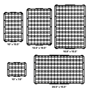 Universal Stainless Steel MOLLE Panels for Gear Storage - Various Sizes