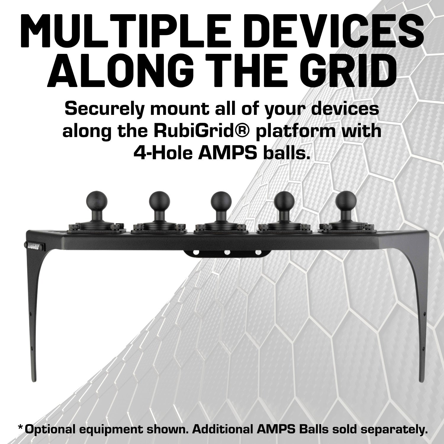 RubiGrid® 2003-2009 4th Gen Toyota 4Runner Multi-Device Phone Mount