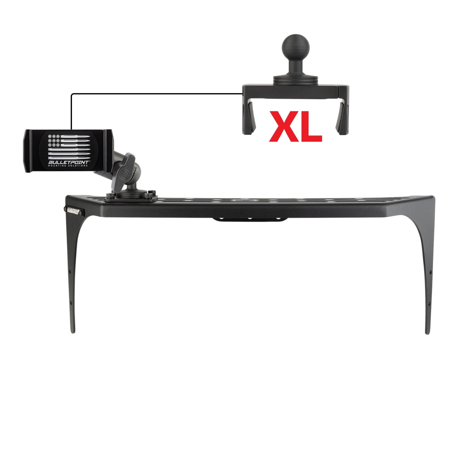 RubiGrid® 2003-2009 4th Gen Toyota 4Runner Multi-Device Phone Mount