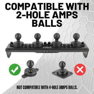 RubiGrid® 2005-2015 Toyota Tacoma Center Stack Device Mount + Phone Holder