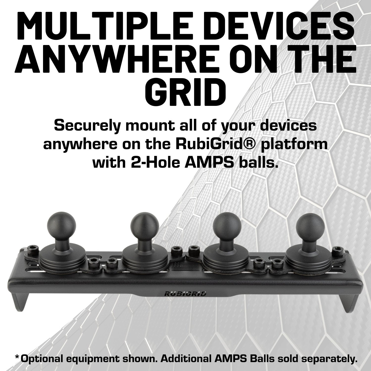 RubiGrid® 2005-2015 Toyota Tacoma Center Stack Device Mount + Phone Holder