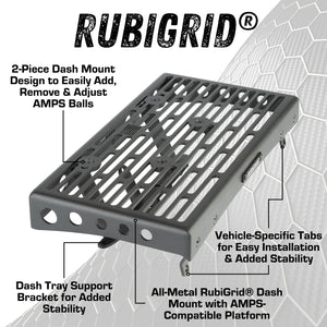 RubiGrid® 2015-2022 Chevrolet Colorado & GMC Canyon Dash Mount Phone Holder