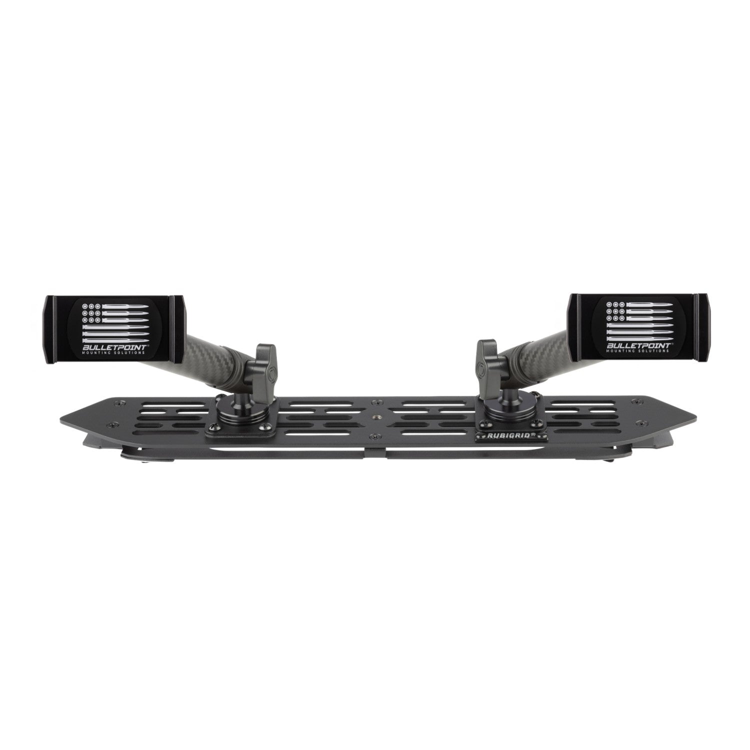 RubiGrid® 2018-2023 Jeep Wrangler JL & 2020-2023 Jeep Gladiator Multi-Device Platform Dash Mount with Black Arms