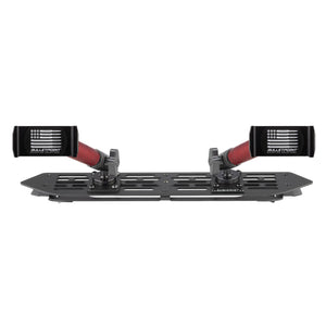 RubiGrid® 2018-2023 Jeep Wrangler JL & 2020-2023 Jeep Gladiator Multi-Device Platform Dash Mount with Red Arms