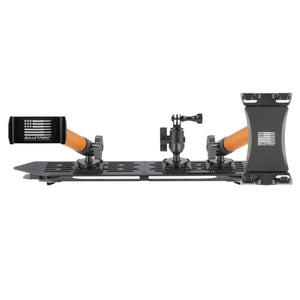 RubiGrid® 2018-2023 Jeep Wrangler JL & 2020-2023 Jeep Gladiator Multi-Device Platform Dash Mount with Orange Arms