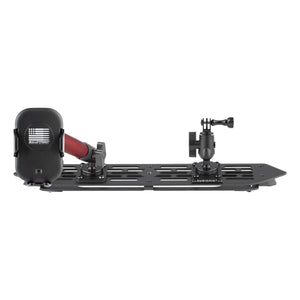 RubiGrid® 2018-2023 Jeep Wrangler JL & 2020-2023 Jeep Gladiator Multi-Device Platform Dash Mount with Red Arms