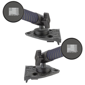 2018-2023 Jeep Wrangler JL + 2020-2023 Jeep Gladiator Driver and Passenger Dual Phone Mount Combo Pack