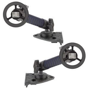 2018-2023 Jeep Wrangler JL + 2020-2023 Jeep Gladiator Driver and Passenger Dual Phone Mount Combo Pack