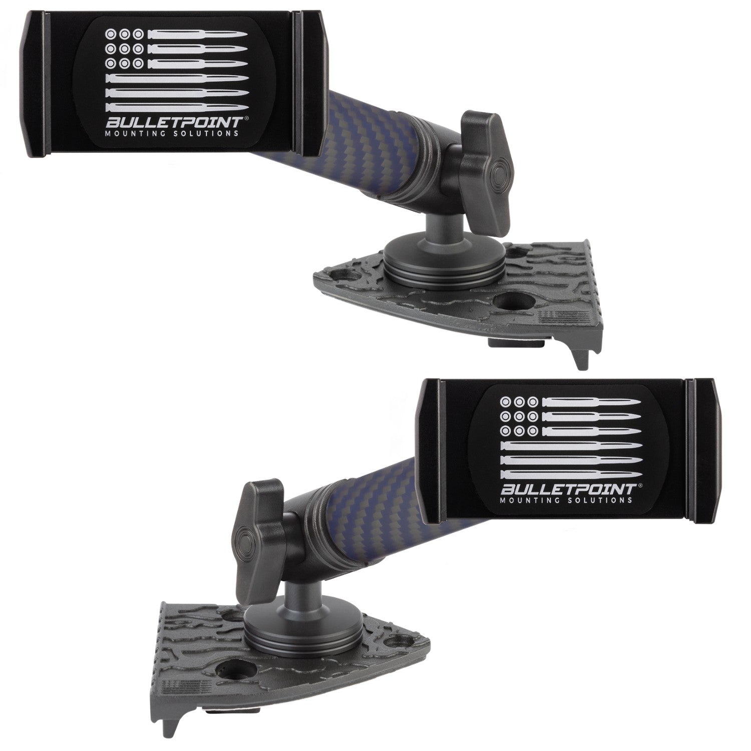 2018-2023 Jeep Wrangler JL + 2020-2023 Jeep Gladiator Driver and Passenger Dual Phone Mount Combo Pack