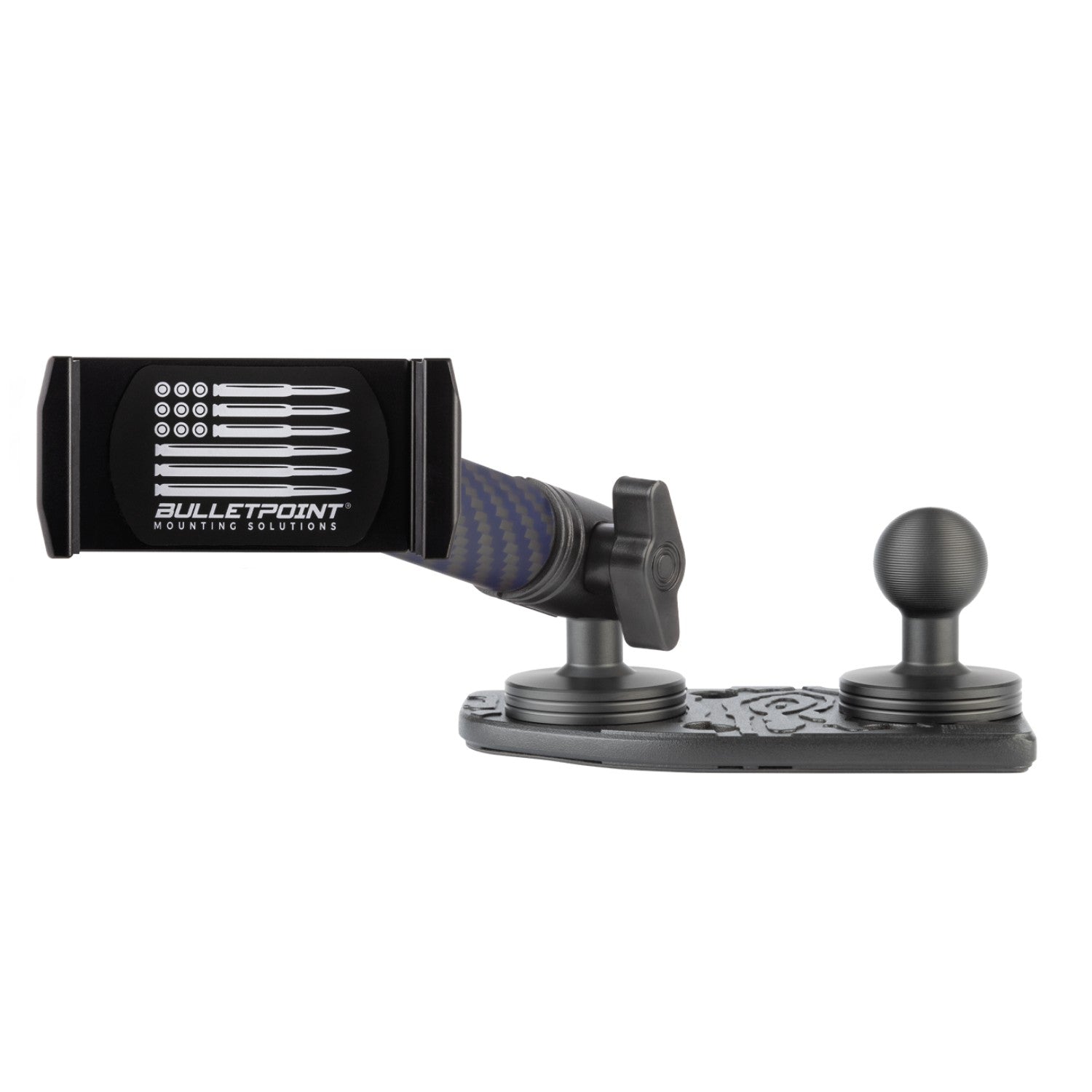 2024+ Jeep Wrangler JL & Jeep Gladiator Driver Side Dual Ball Metal Dash Mount Phone Holder