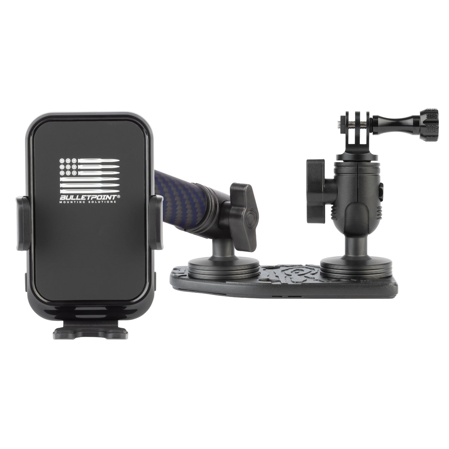 2024+ Jeep Wrangler JL & Jeep Gladiator Driver Side Dual Ball Metal Dash Mount Phone Holder