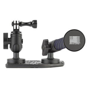 2024+ Jeep Wrangler JL & Jeep Gladiator Passenger Side Dual Ball Metal Dash Mount Phone Holder