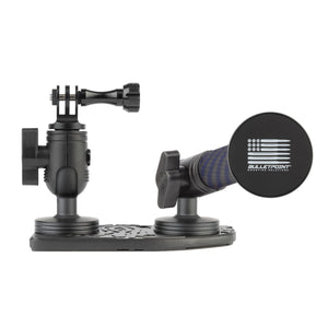 2024+ Jeep Wrangler JL & Jeep Gladiator Passenger Side Dual Ball Metal Dash Mount Phone Holder