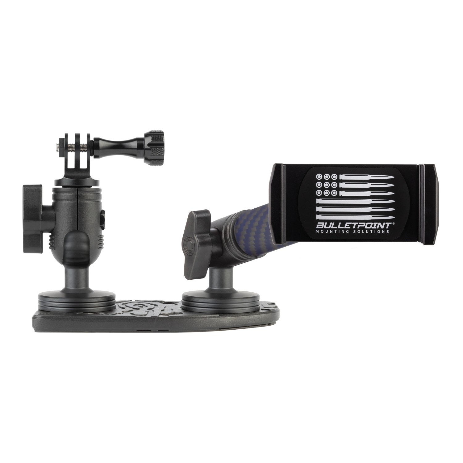 2024+ Jeep Wrangler JL & Jeep Gladiator Passenger Side Dual Ball Metal Dash Mount Phone Holder