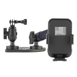 2024+ Jeep Wrangler JL & Jeep Gladiator Passenger Side Dual Ball Metal Dash Mount Phone Holder