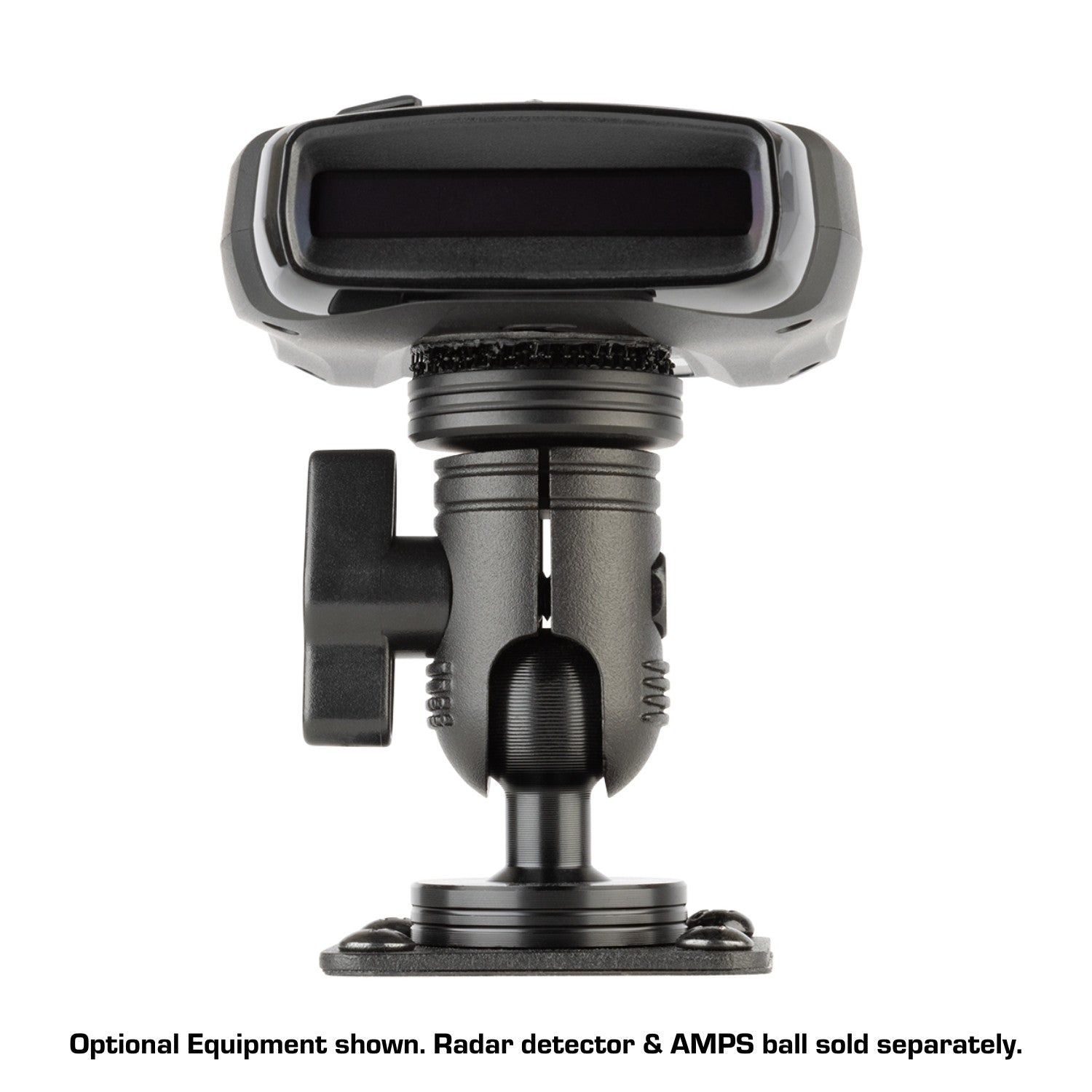 Radar Detector Mount with 20mm Connector Nubby Edition + Interlocking Fastener System