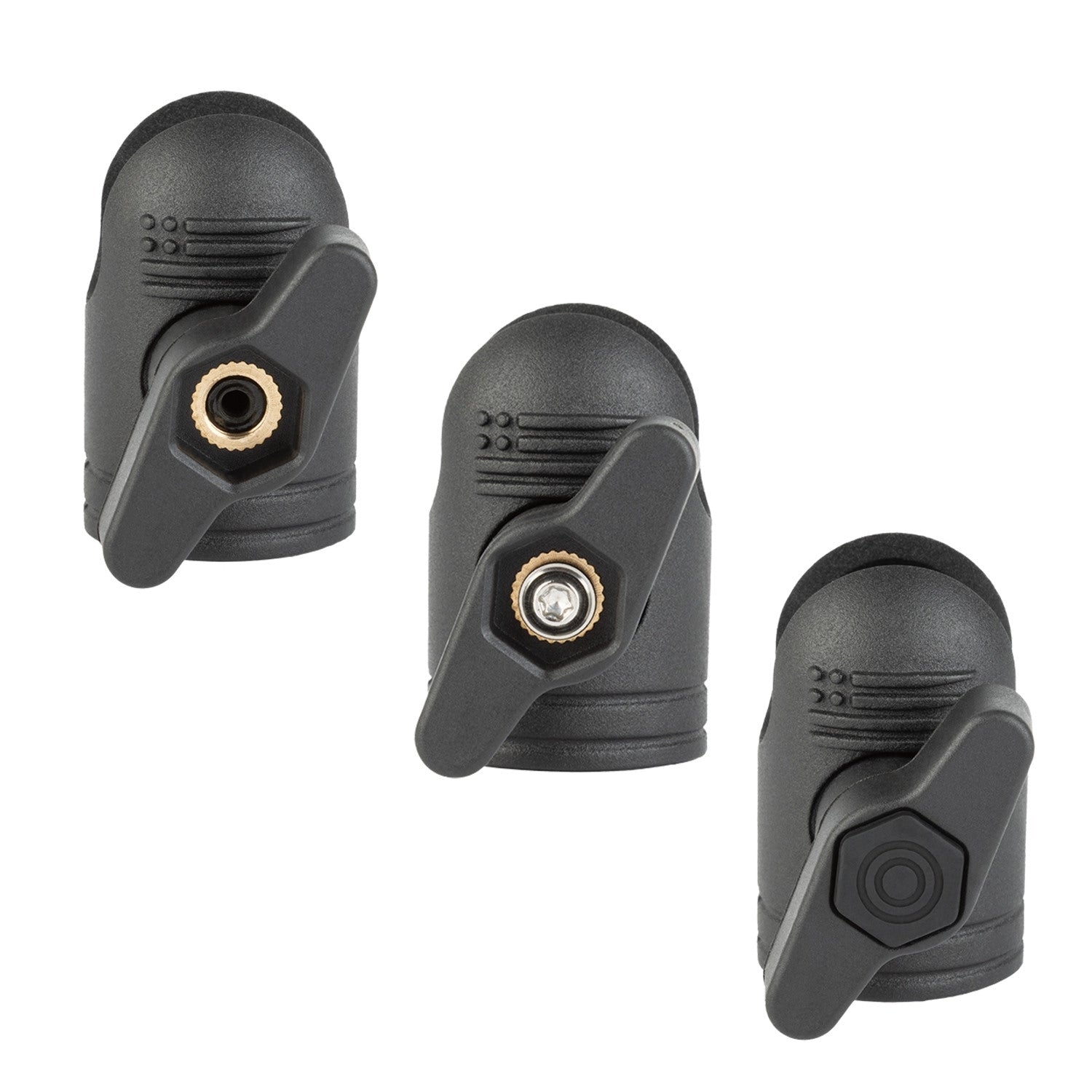 Pair of Anti-Theft 20mm Connector Ends - Tamper-Proof Security for Device Holders