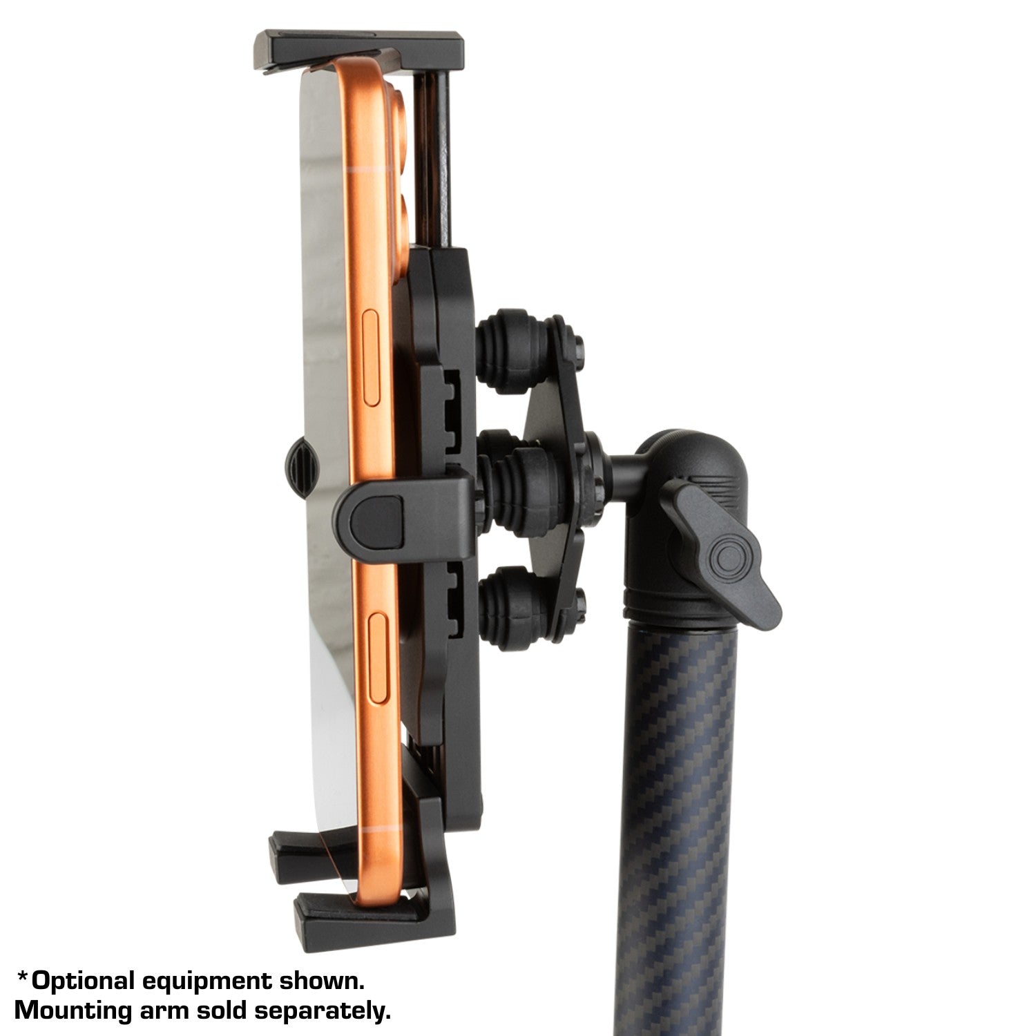 Anti-Vibration Universal Spring-Loaded Phone Holder with 20mm Ball