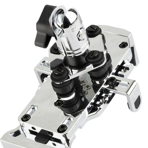 Chrome Anti-Vibration Universal Spring-Loaded Phone Holder with 20mm Connector Nubby Edition