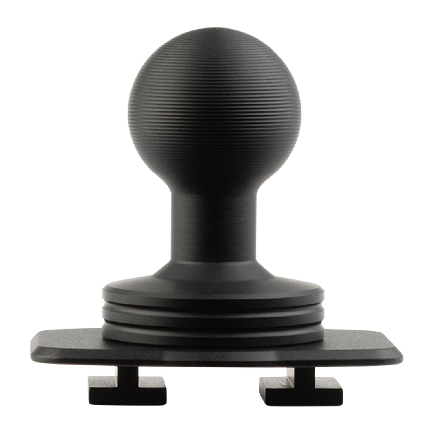 Aluminum Dual T-Tab Adapter with 20mm Ball Mount Compatible with Dual-Slotted Devices