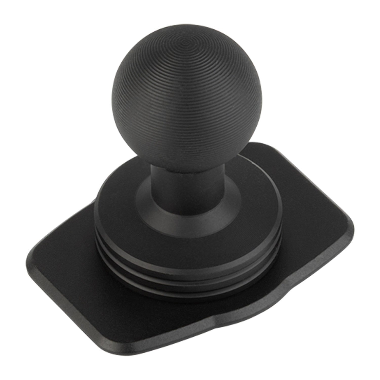 Aluminum Dual T-Tab Adapter with 20mm Ball Mount Compatible with Dual-Slotted Devices