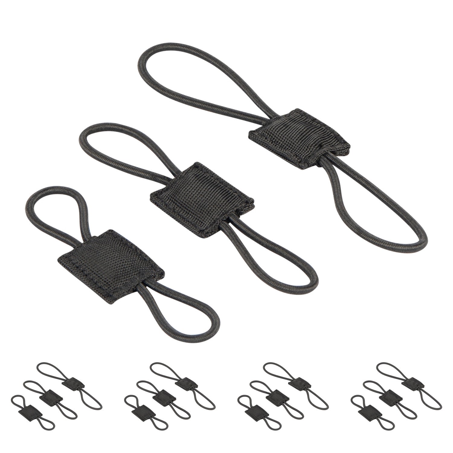 Elastic MOLLE Straps for Tactical Webbing & MOLLE Panels (15-Piece Pack)