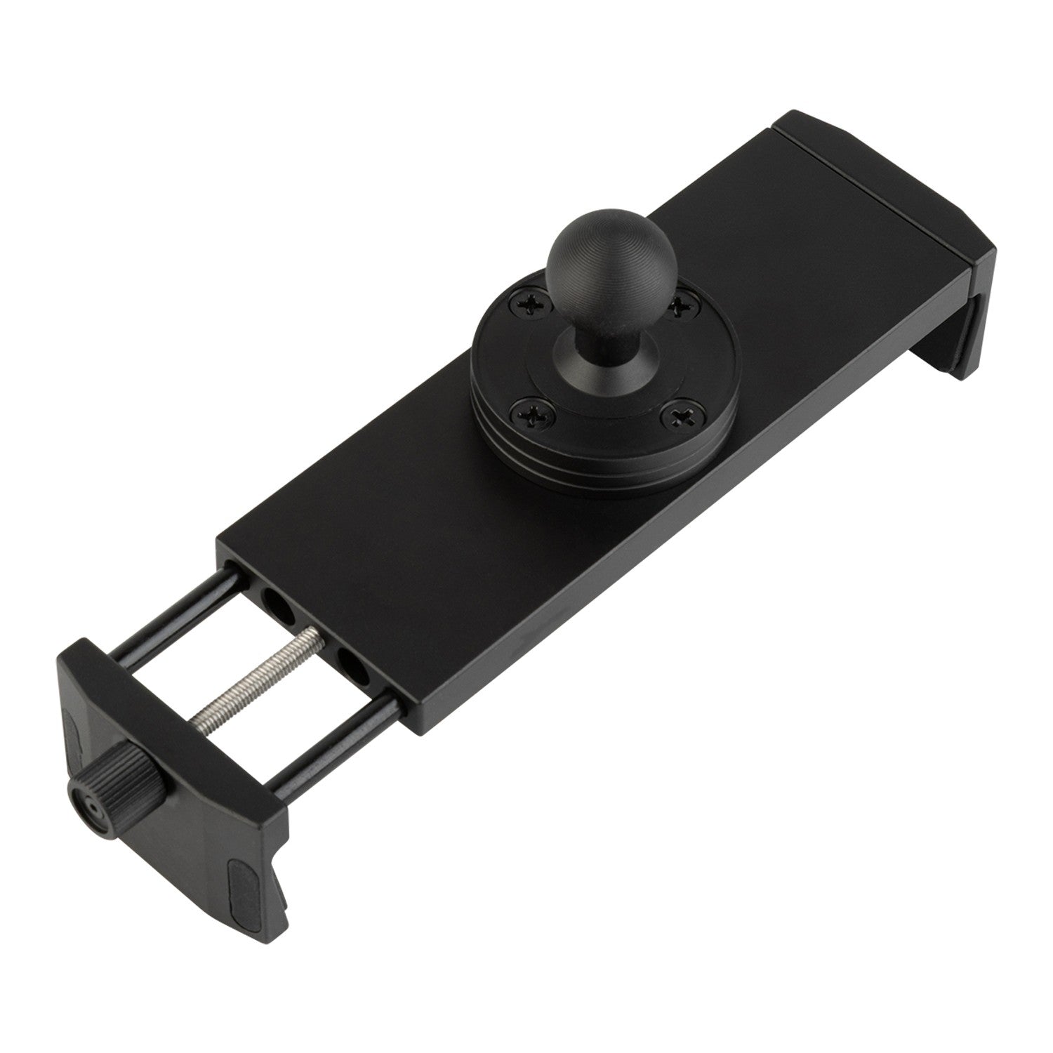 Heavy Duty Aluminum 2-Point Universal Tablet Holder with Integrated 20mm Ball