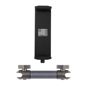 Heavy Duty Aluminum 2-Point Universal Tablet Holder with Integrated 20mm Ball