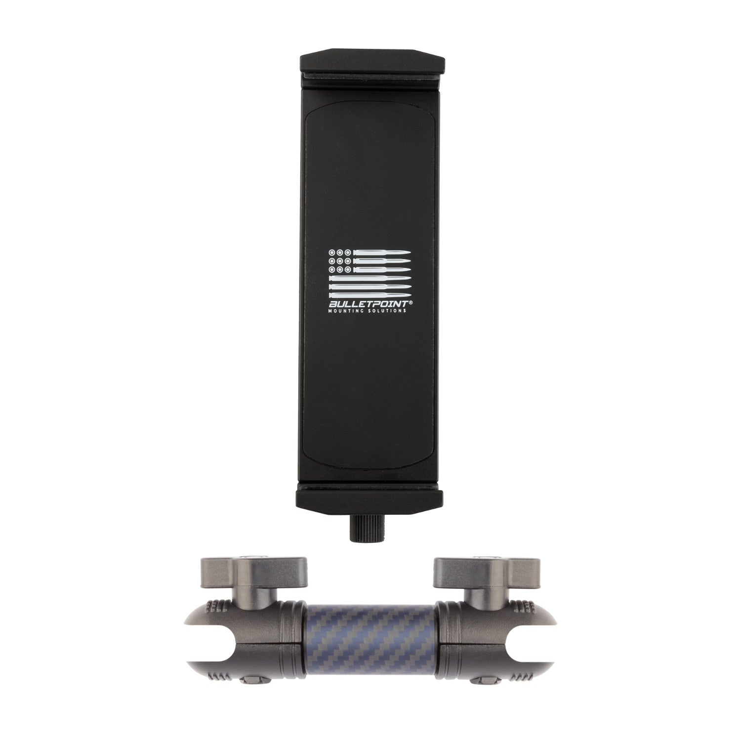 Heavy Duty Aluminum 2-Point Universal Tablet Holder with Integrated 20mm Ball