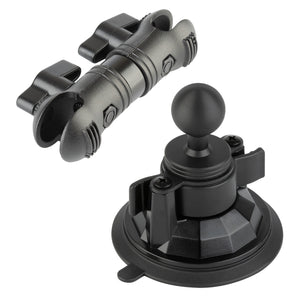 Heavy Duty Suction Cup Mount 3.4" Diameter with Integrated 1-inch Mounting Ball