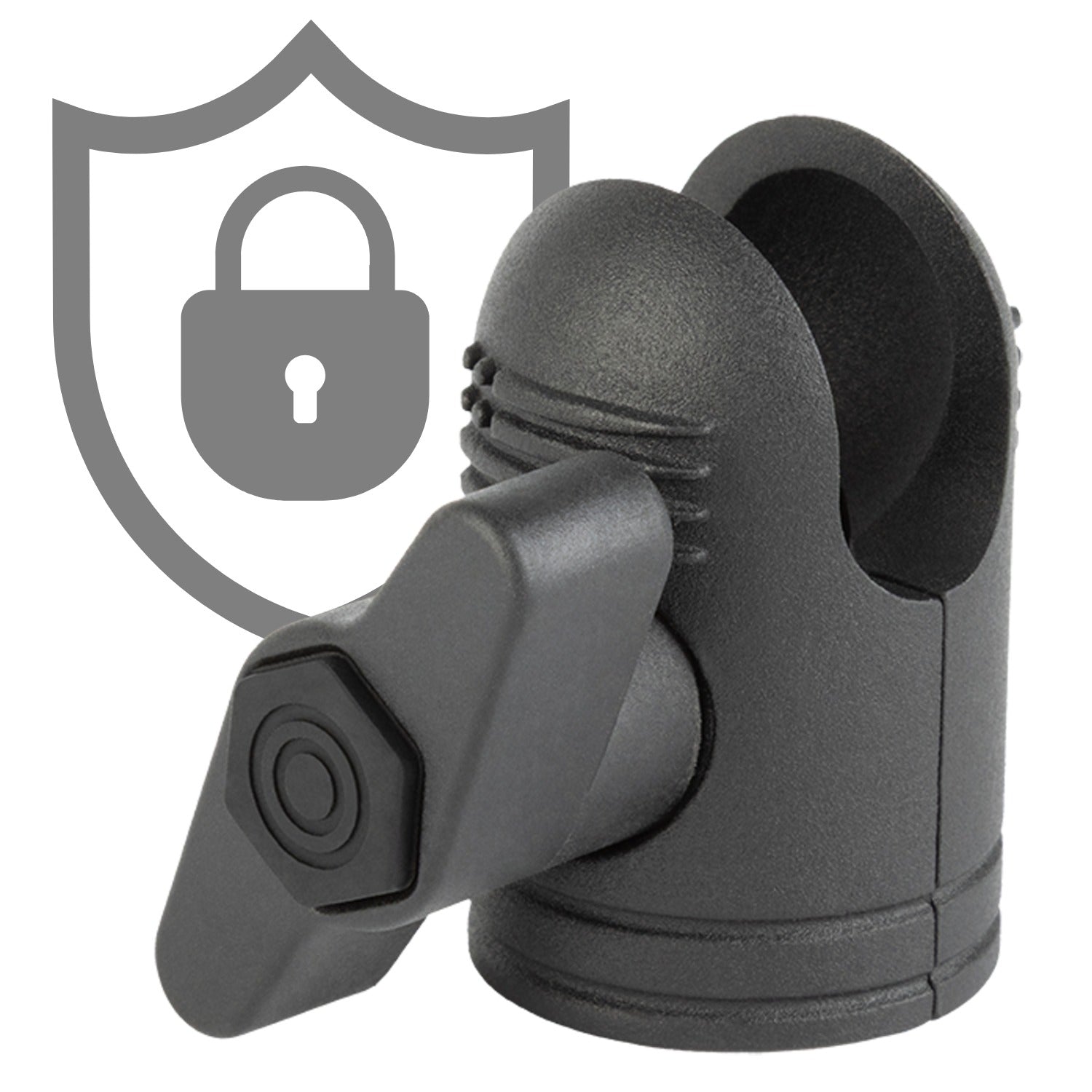 Pair of Anti-Theft 20mm Connector Ends - Tamper-Proof Security for Device Holders