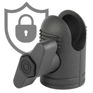 Pair of Anti-Theft 20mm Connector Ends - Tamper-Proof Security for Device Holders