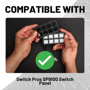 Switch Pros SP9100 Switch Panel Mount with 20mm Connector Nubby Edition