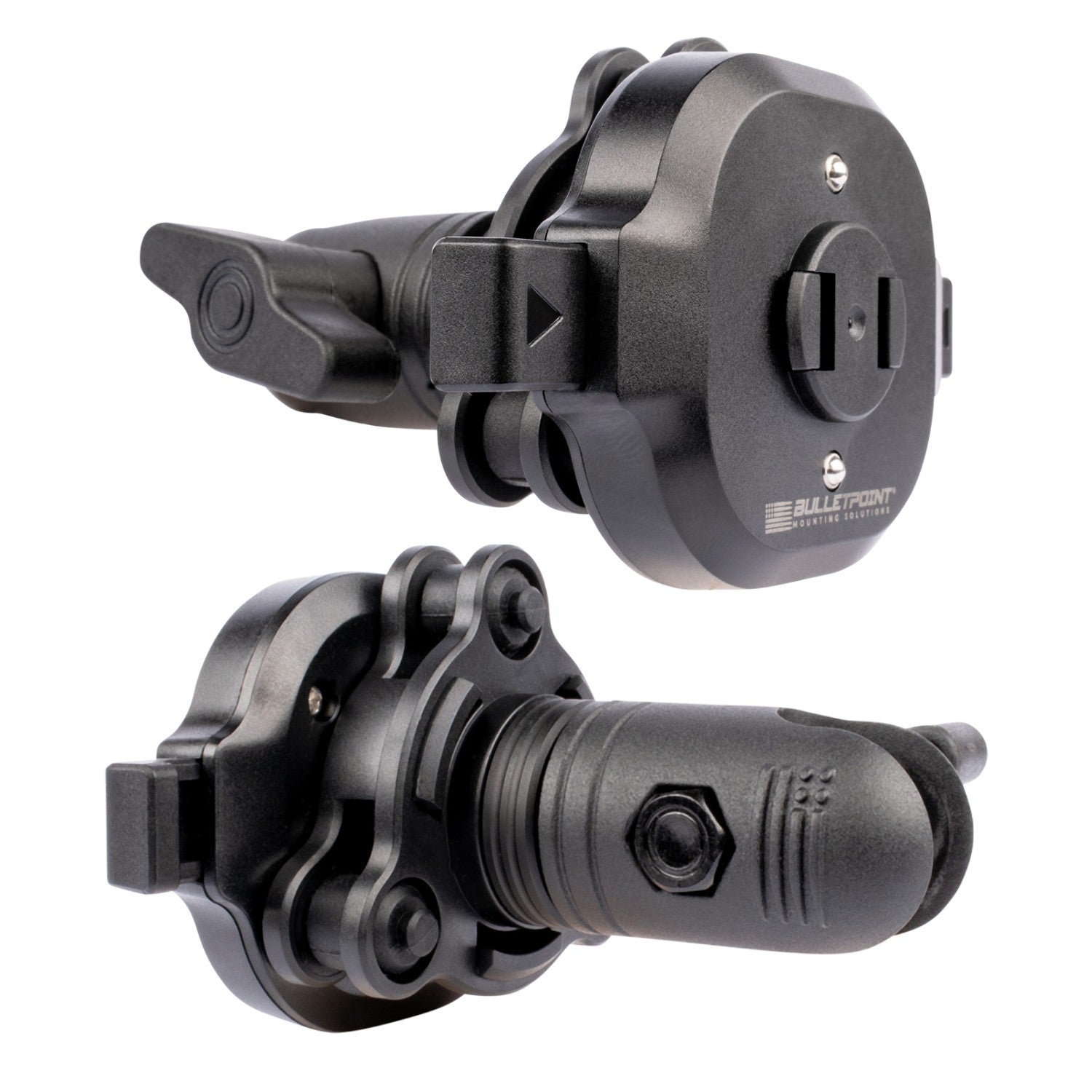 Turret360 Quick-Release Anti-Vibration Case Adapter Mount with 20mm Connector End Nubby Edition