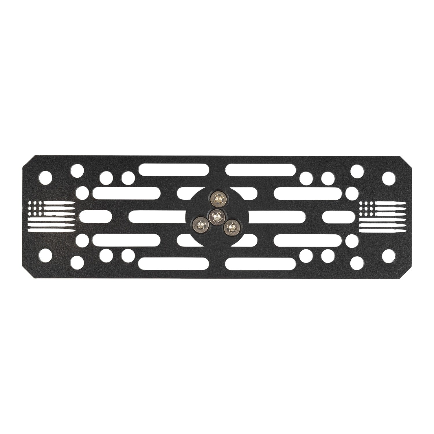 Universal Fish Finder Mount with 20mm Ball - Aluminum Marine Device Plate compatible with Garmin / Lowrance / Humminbird / Raymarine