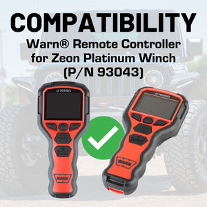 Warn®-Compatible Handheld Winch Remote Controller Holder with integrated 20mm Ball