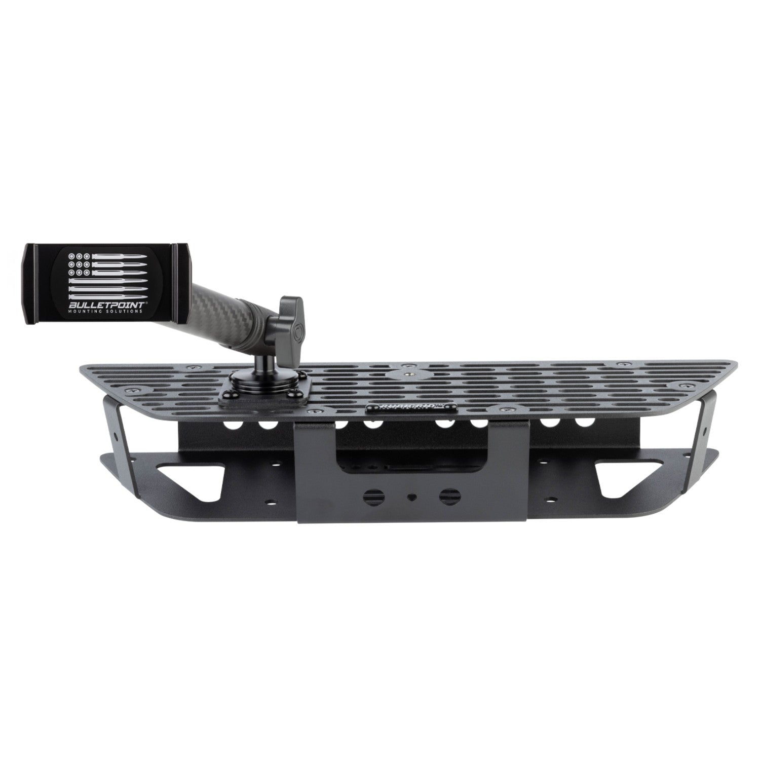 RubiGrid® GMC Sierra + Chevrolet Silverado Dash Mount with Black Arms