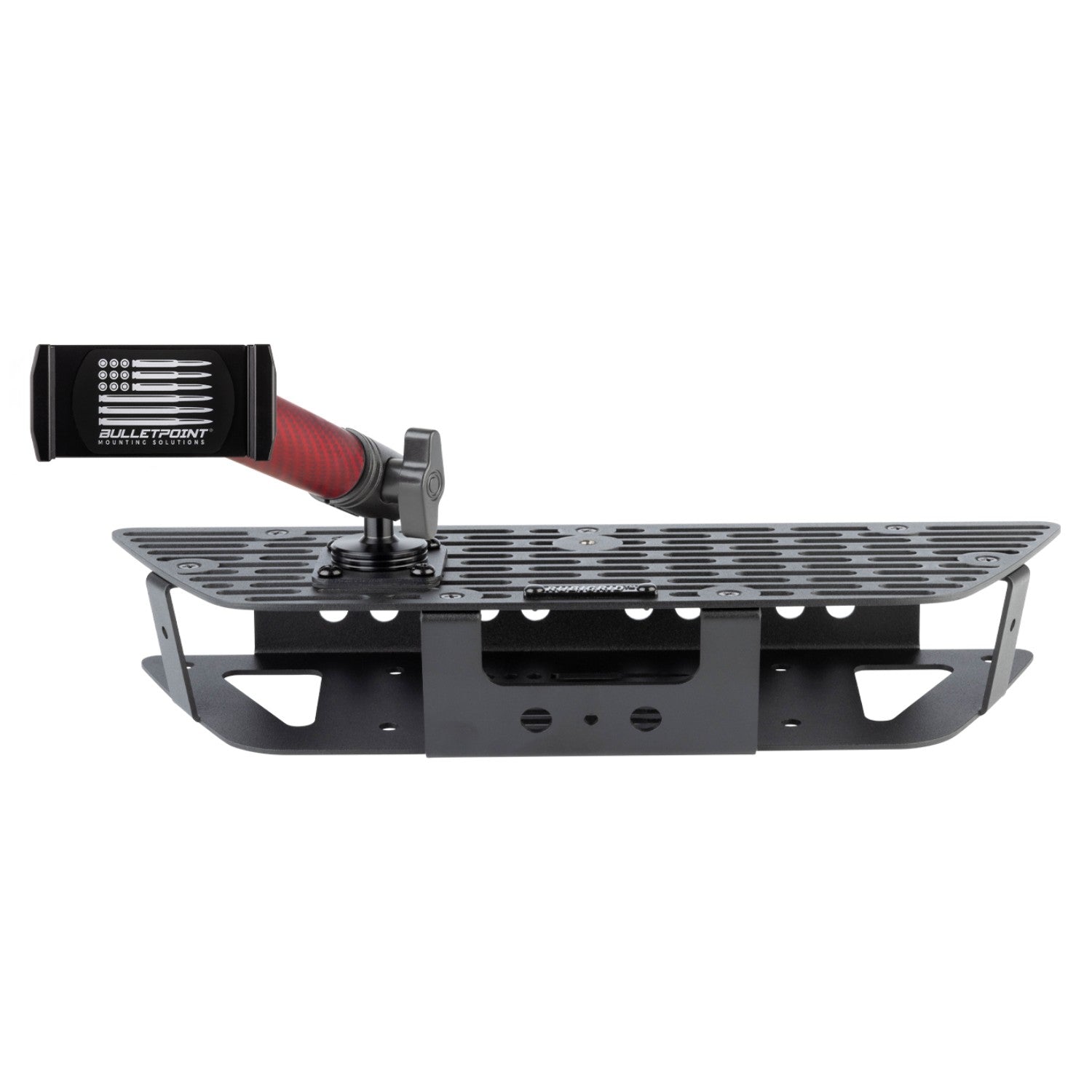 RubiGrid® GMC Sierra + Chevrolet Silverado Dash Mount with Red Arms